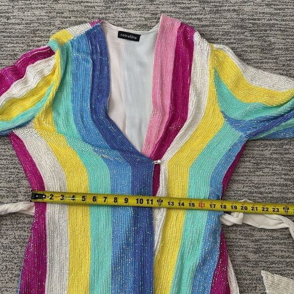 Retrofete Gabrielle Robe Dress in Unicorn Revolve Large - Picture 10 of 15